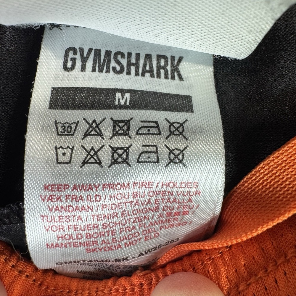 Gymshark Mens M Black Training Pants Tapered Zip Pockets Mesh Panel Athletic - Picture 4 of 8
